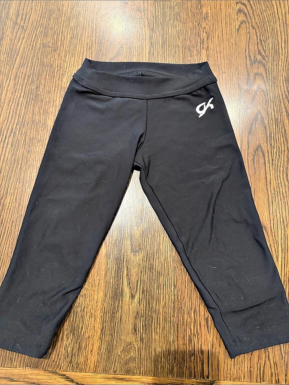 GK Elite Black Athletic Leggings for gymnastics